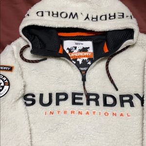 Superdry Sherpa Hoodie Size small